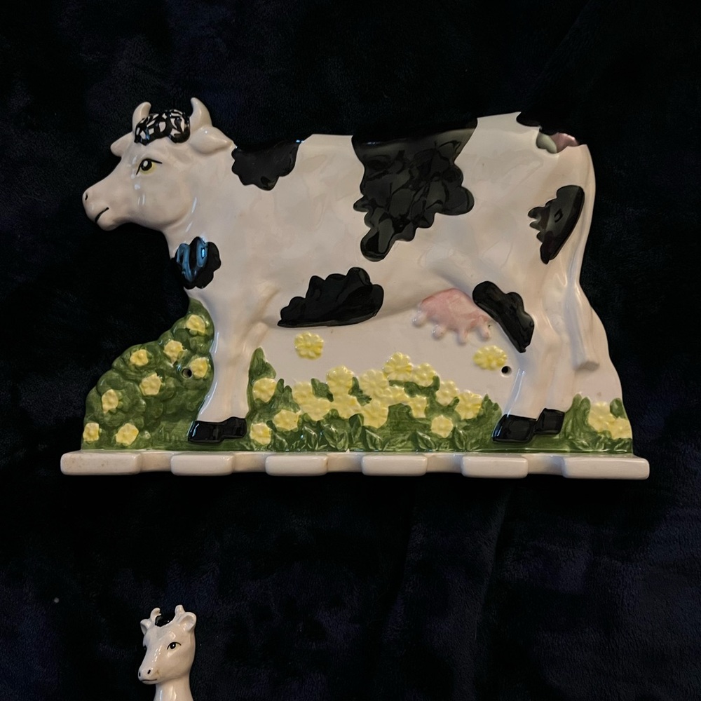 Sigma Beauty Black and White Cow Wall Art